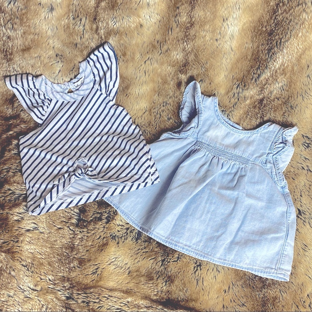 5/$15 💙 Splendid & Baby Gap 3-6 month sweet baby shirts